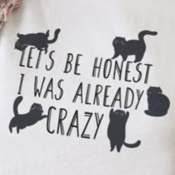 Cat T-shirt, Crazy Cat Lady Gift, Gift for Woman - Picture 2 of 4